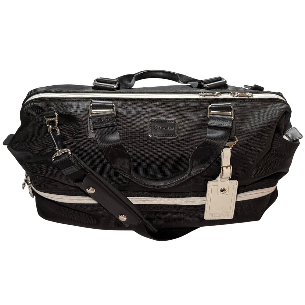 Tumi Lexus Crafted Line limited edition framed duffle carry bag black 22328DWE